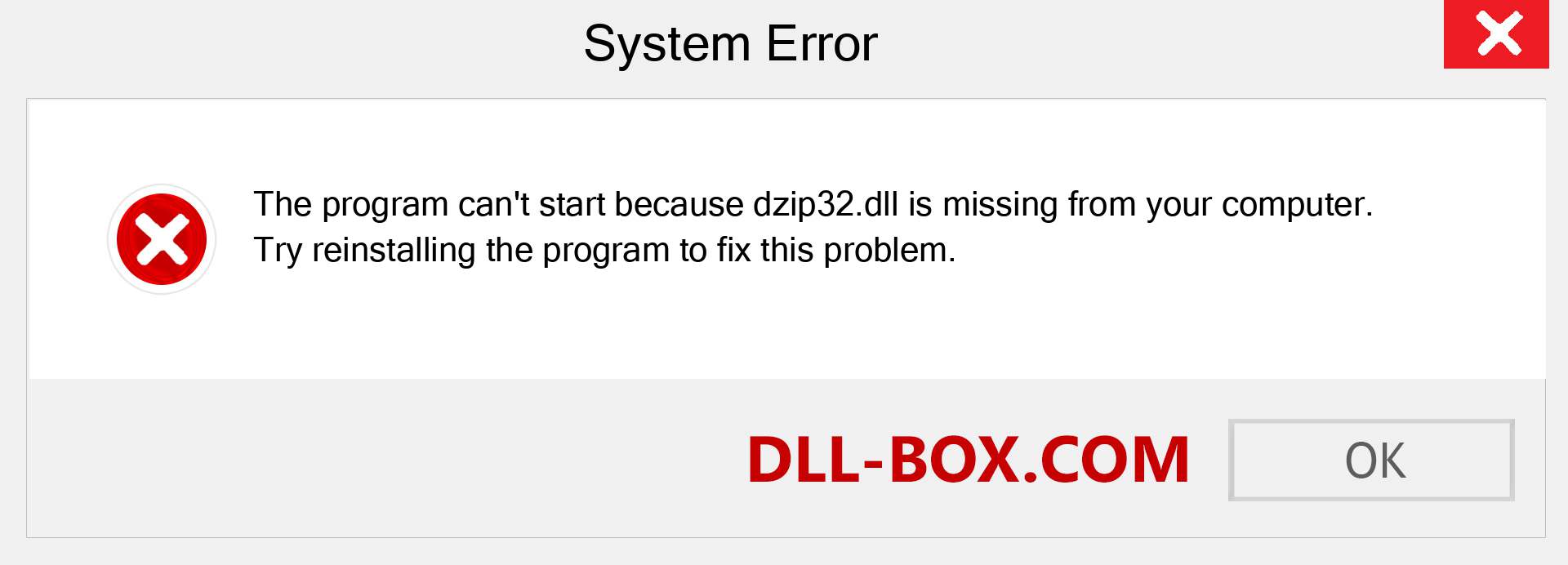  dzip32.dll file is missing?. Download for Windows 7, 8, 10 - Fix  dzip32 dll Missing Error on Windows, photos, images